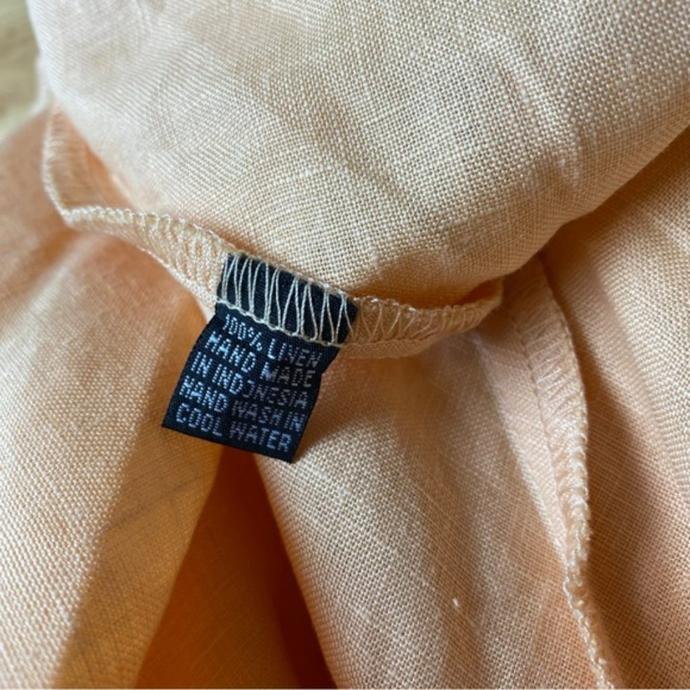 Bias Basics The Slip In Shell Linen Bias Cut Midi… - image 8